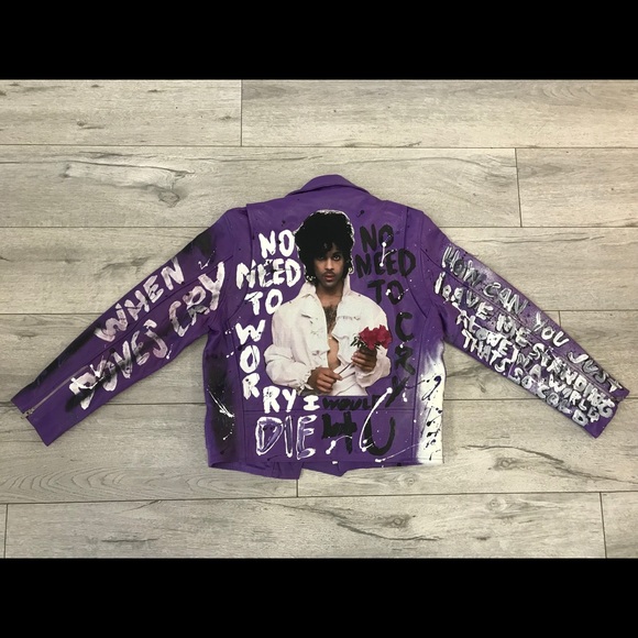 Prince “Purple Rain” Leather Jacket - Picture 3 of 4